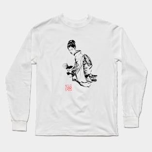 geisha picks up Long Sleeve T-Shirt